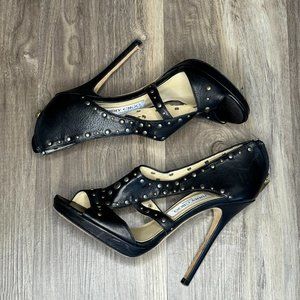 Jimmy Choo Studded Leather Heels